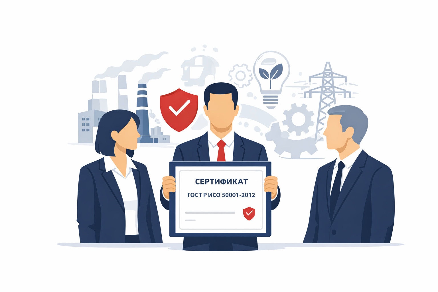 Оформление сертификата ГОСТ Р ИСО 50001-2012 в Бахчисарае и по всему Бахчисарайсому району республики Крым